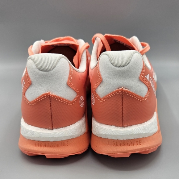 NIB ADIDAS Terrex Agravic Ultra Coral Fusion Trail Running Shoes Size 8.5 - Picture 3 of 8